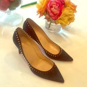 Dark green gently worn heels